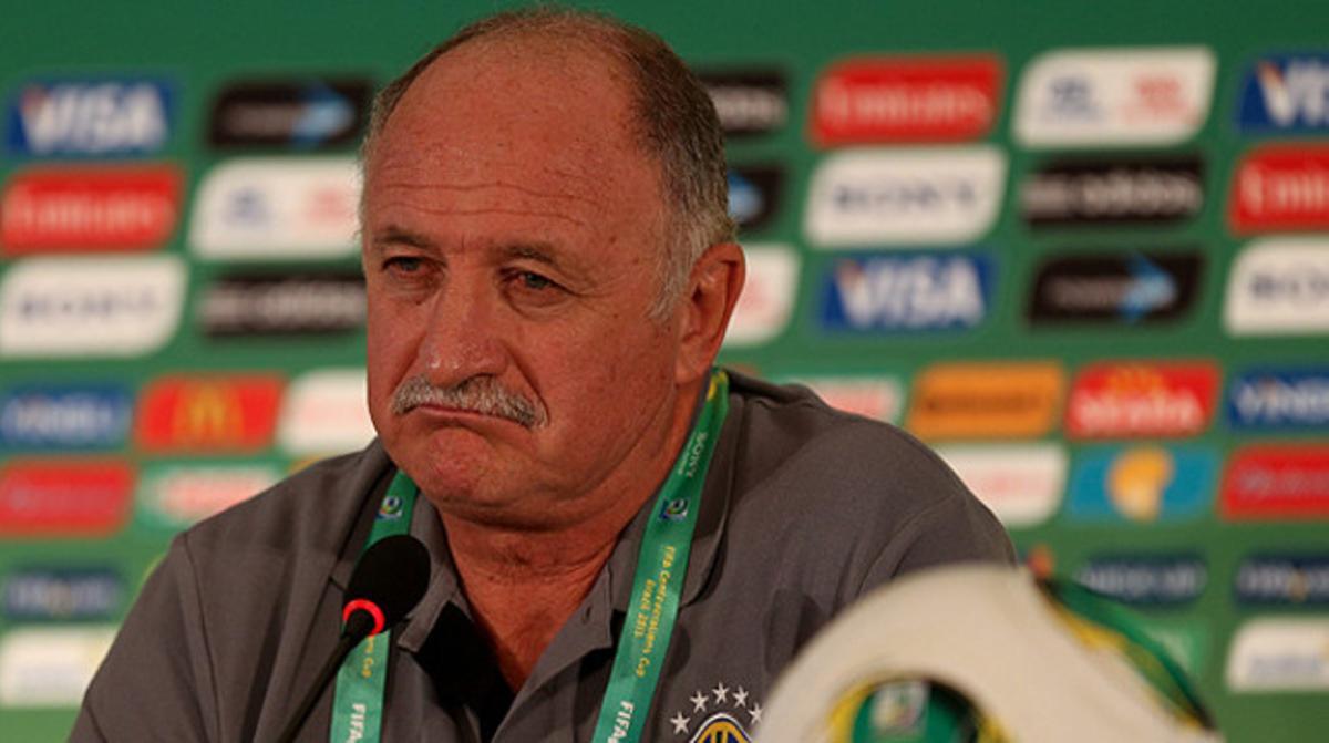 Luiz Felipe Scolari, durant la Copa Confederacions. Luiz Felipe Scolari, durant la Copa Confederacions.