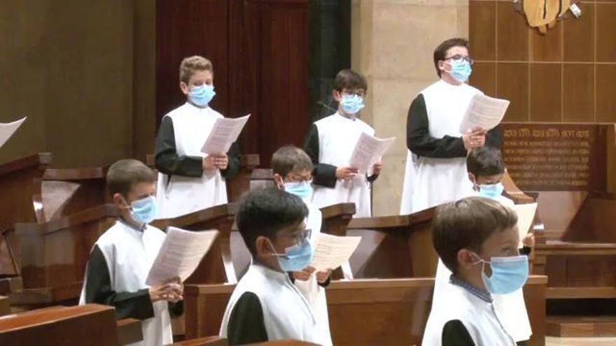 L'Escolania de Montserrat arrenca un nou curs marcat per la pandèmia