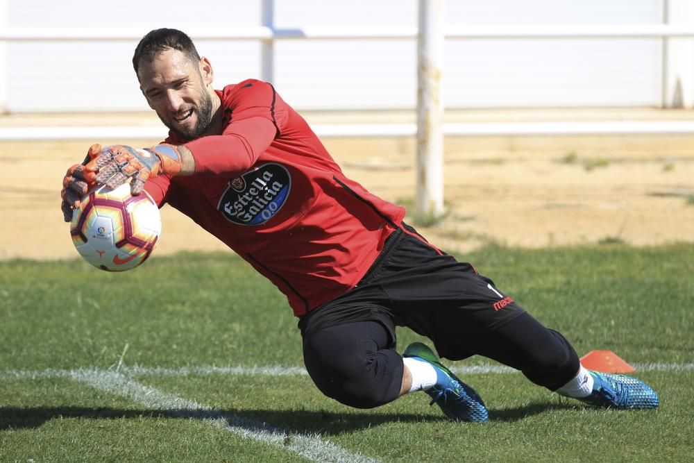 El Dépor prepara en Benidorm el partido del Elche