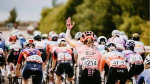 El pelotón de la Vuelta 2024.