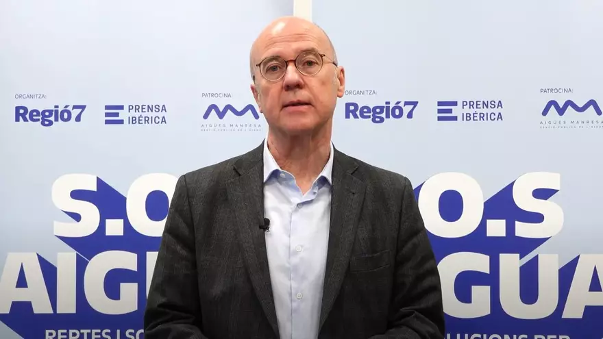 Antoni Ventura, director d'Aigües de Manresa: "D'aquesta sequera n'hem de sortir més reforçats i conscienciats"