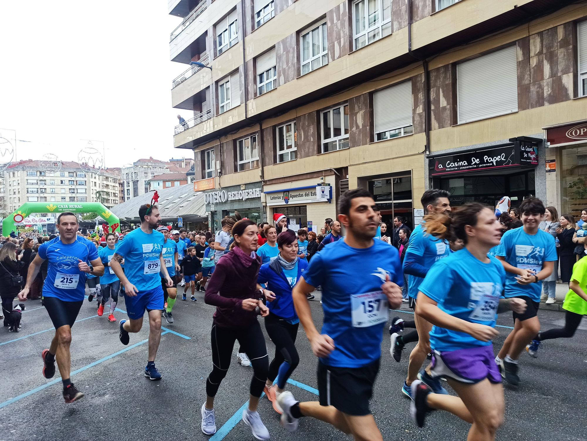 Casi 1.500 participantes disputan la carrera de Fin de Año de Pola de Siero