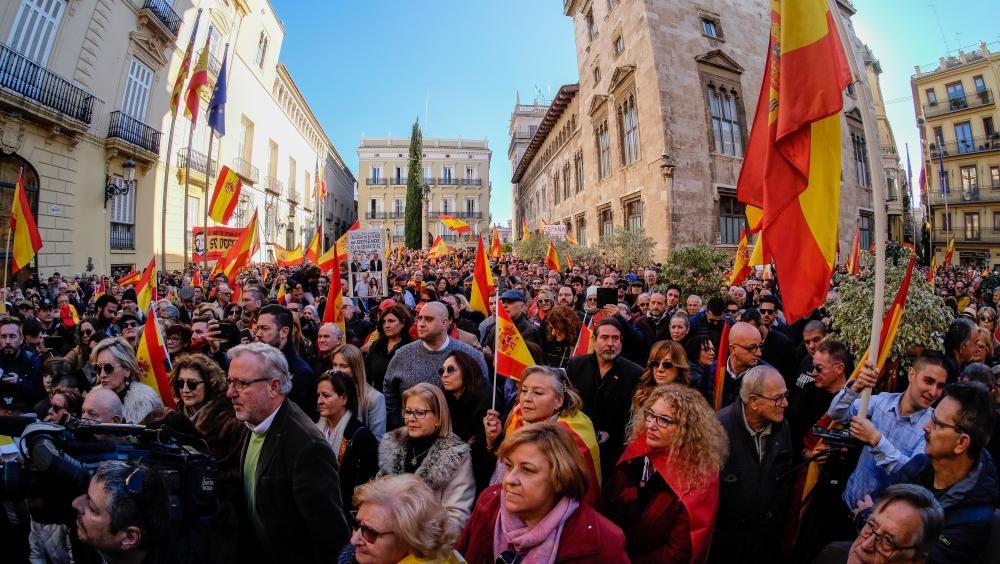 Concentración de Vox en València