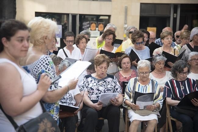 Arribada de la Flama del Canigó a Manresa