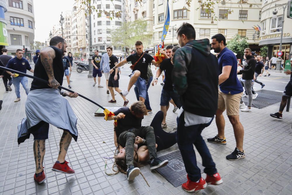 Una protesta ultra a València