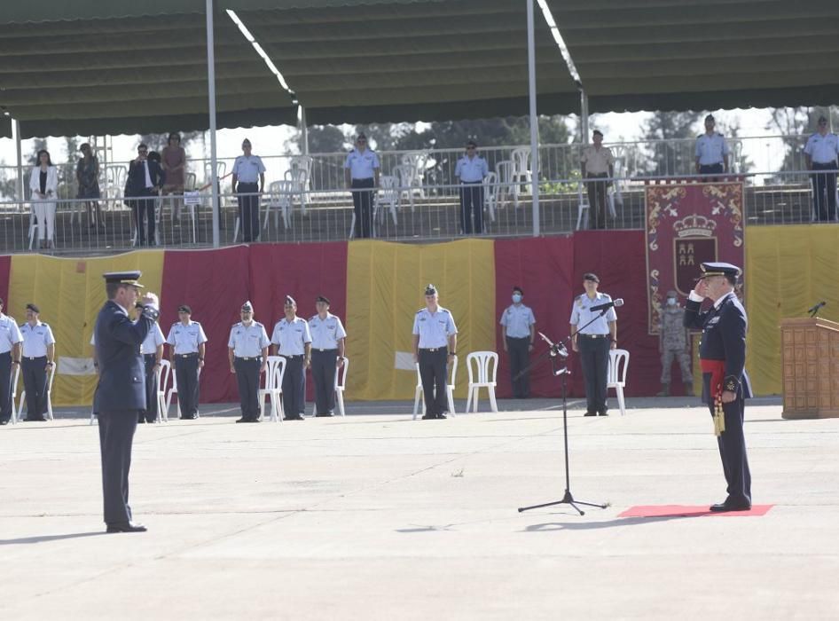 Acto de relevo de mando de la Base Aérea de Alcantarilla