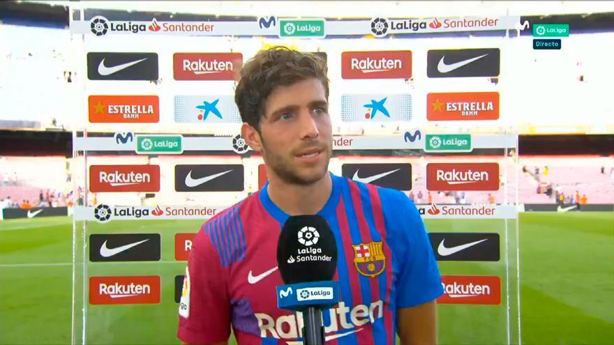 Sergi Roberto: "Es importante irse al parón con victoria"