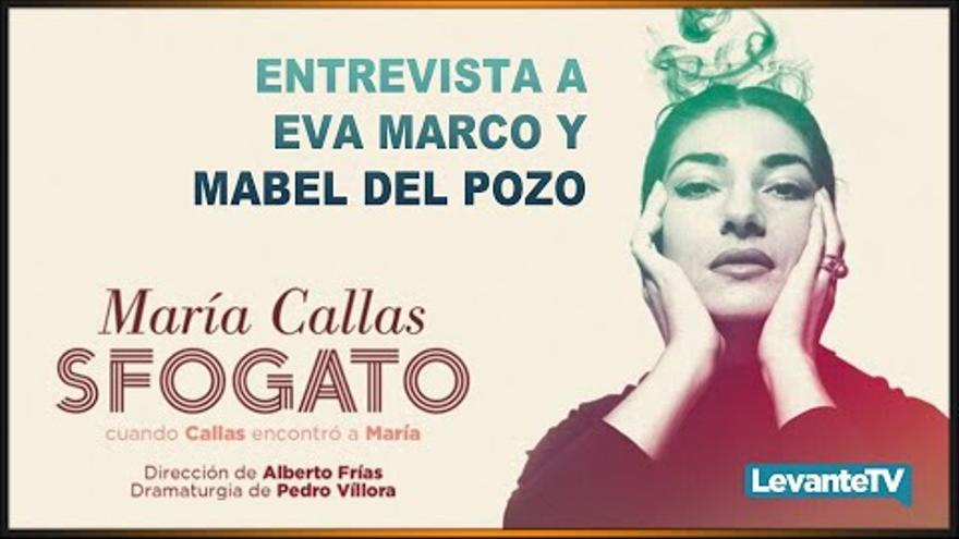 LED - &quot;María Callas, Sfogato. Cuando Callas encontró a María&quot; en el teatro Flumen