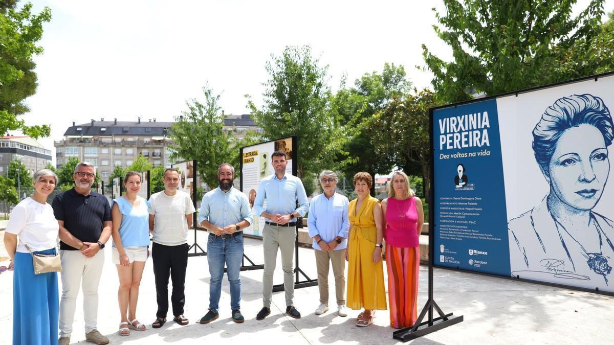 A exposición "Virxinia Pereira: Dez voltas na vida" afonda na traxectoria vital