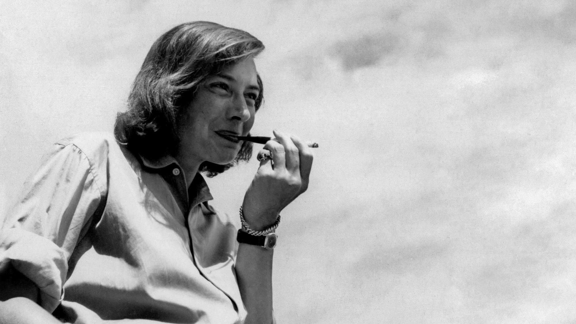 La escritora Patricia Highsmith.