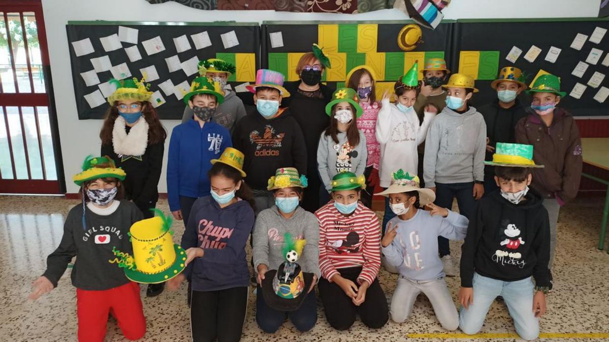 Los alumnos del CEIP Nuestra Señora del Rosario de Alhama lo pasaron genial y aprendieron vocabulario  francés.