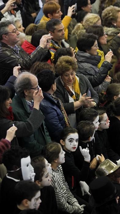 Antroxu en los colegios de Gijón