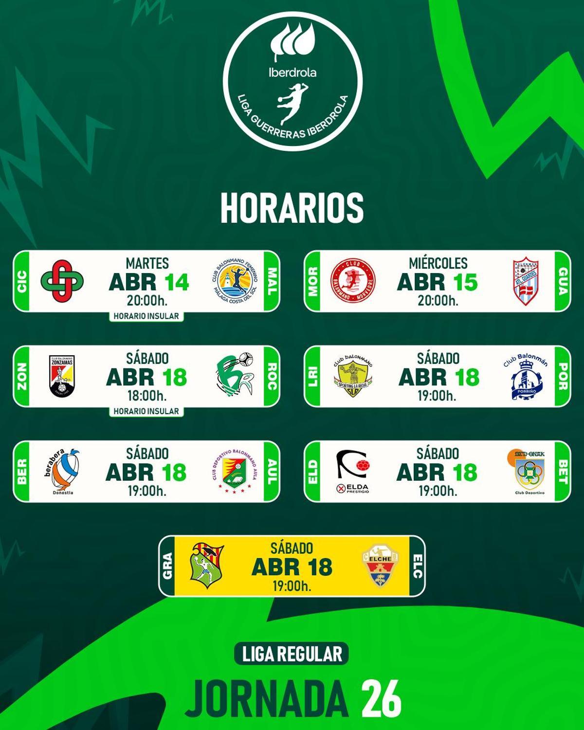 Horarios