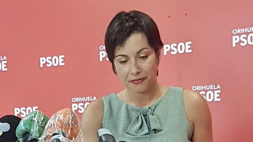 La portavoz socialista oriolana Carolina Gracia