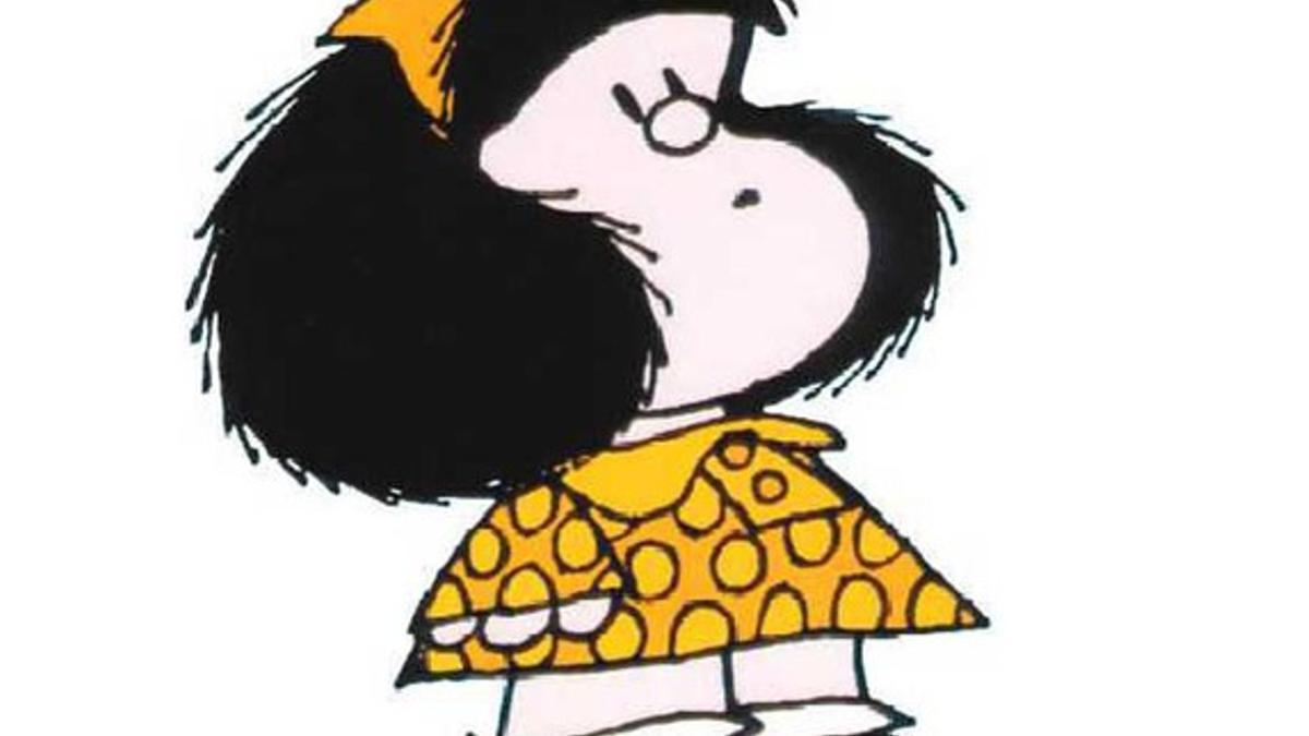 Mafalda, el popular personaje creado por Quino hace medio siglo.