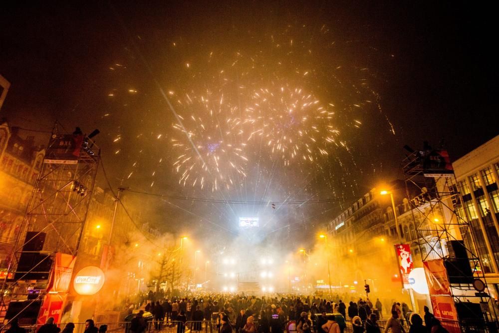 New Year's Eve celebration in Brussels