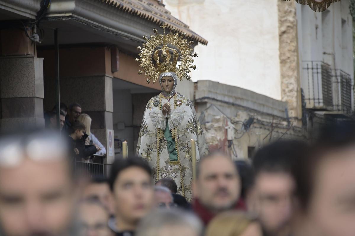 Así ha sido la salida de la patrona de Elche en romería