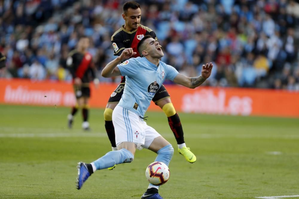 Las fotografías del partido en Balaídos entre Celta y Rayo Vallecano