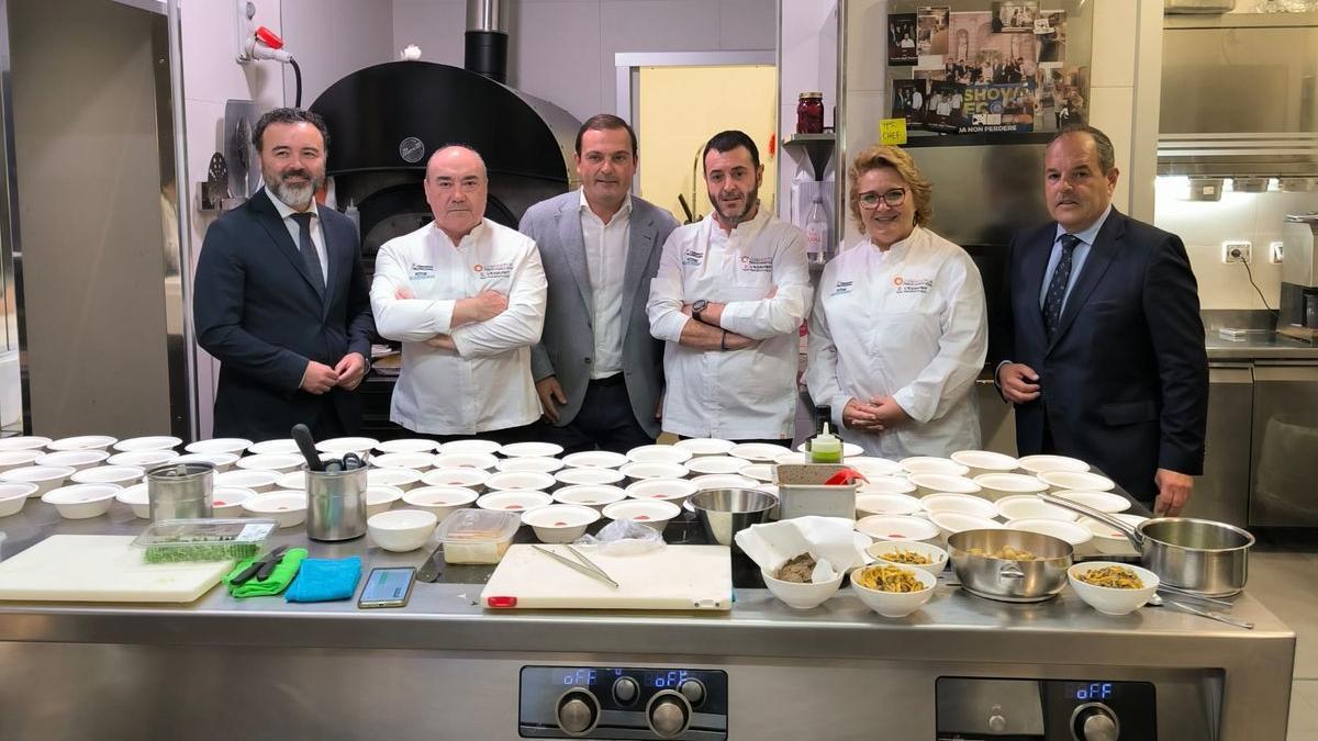 El 'workshop' en Italia contó con varios de los mejores cocineros de la Comunitat Valenciana.