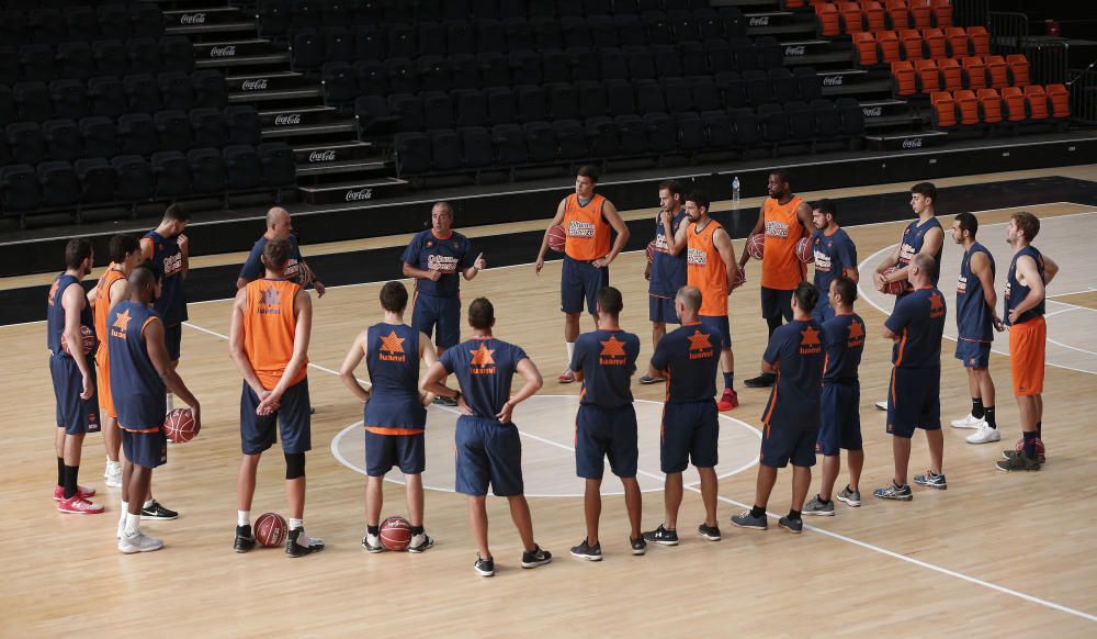 Vuelta al trabajo del Valencia Basket