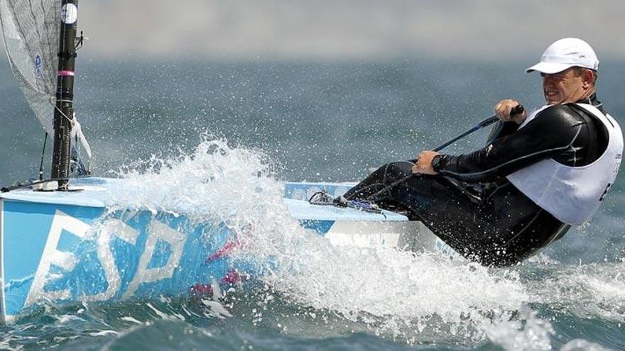 Rafael Trujillo, durante la última ronda de vela