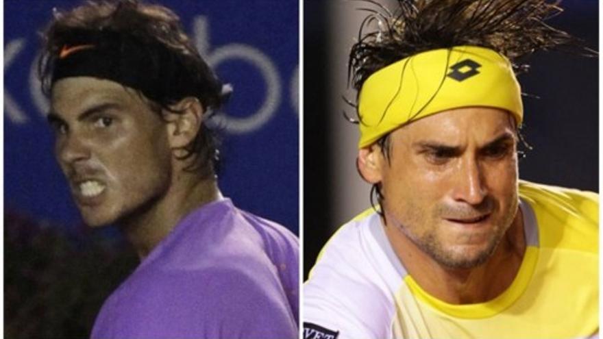 Nadal y Ferrer, en la final de Acapulco