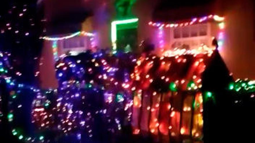 La casa que quiere hacerle sombra a las luces de la Navidad en Vigo