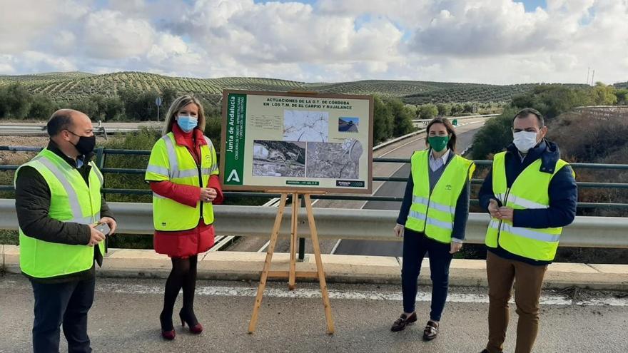 La Junta invierte casi 500.000 euros en la carretera de El Carpio a Torredonjimeno
