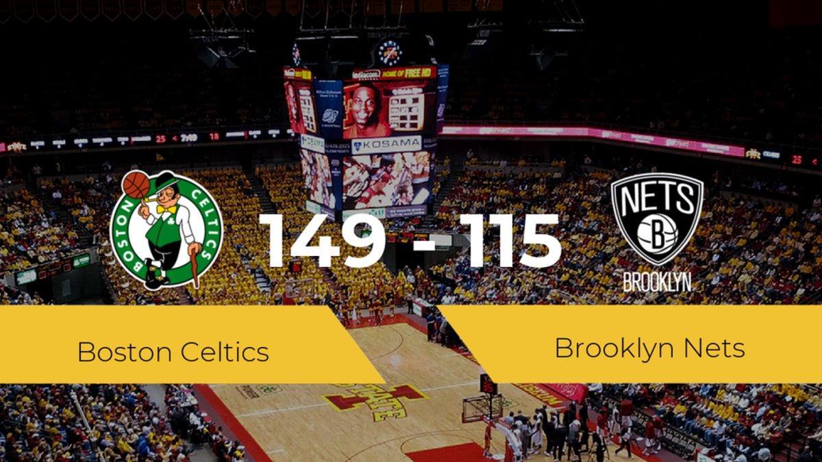 Boston Celtics gana a Brooklyn Nets (149-115)