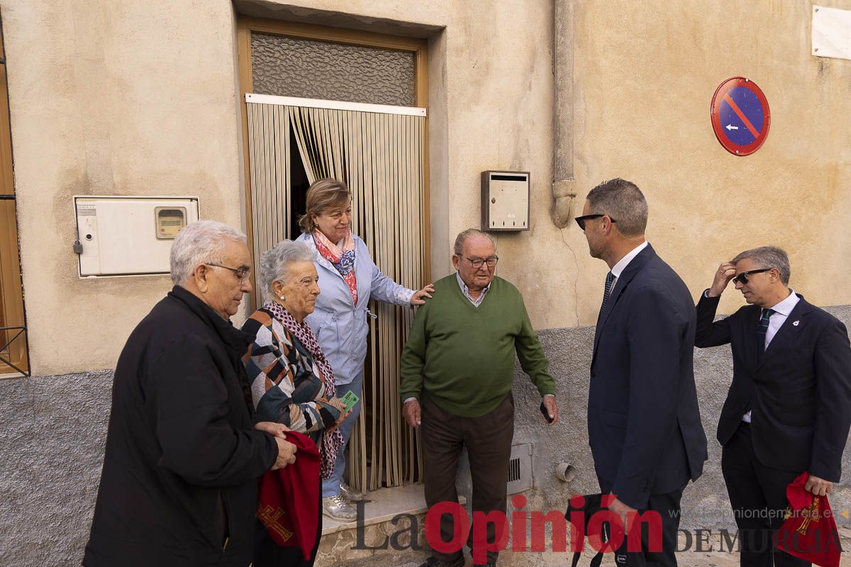 Corporación, Cofradía y Bandos realizan la 'Pedimenta' en Caravaca