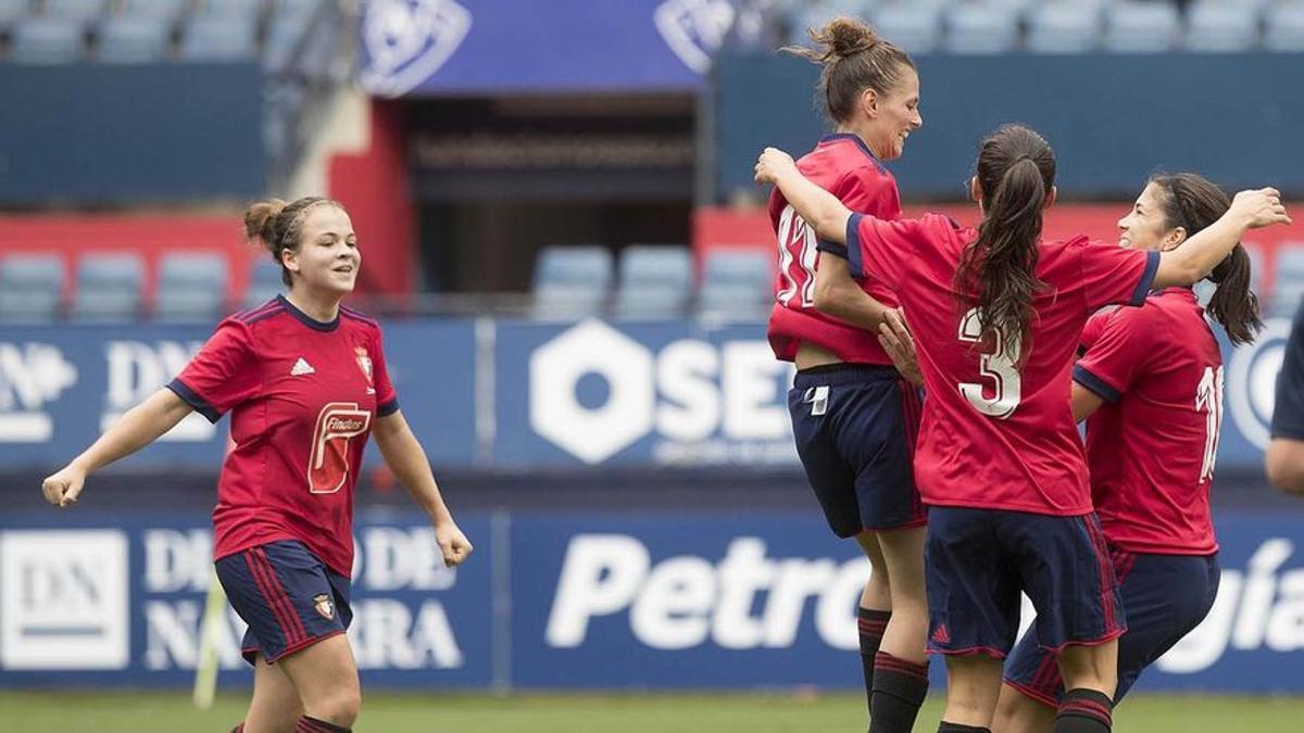 Las jugadoras de Osasuna B.