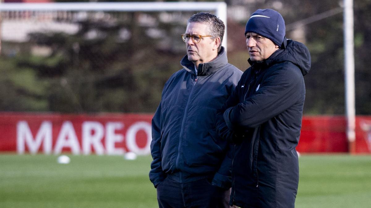 Antonio Maestro, junto a Djukic en Mareo.