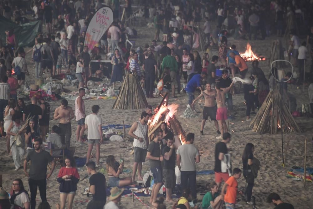 Así fue el día y la noche de San Juan en A Coruña