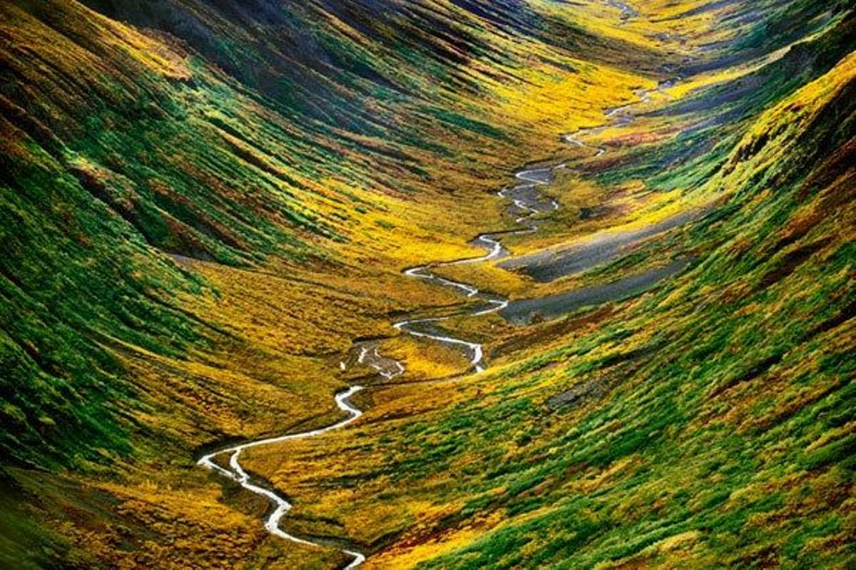 Parque nacional y reserva Wrangell-San Elías, al sur de Alaska (Estados Unidos).