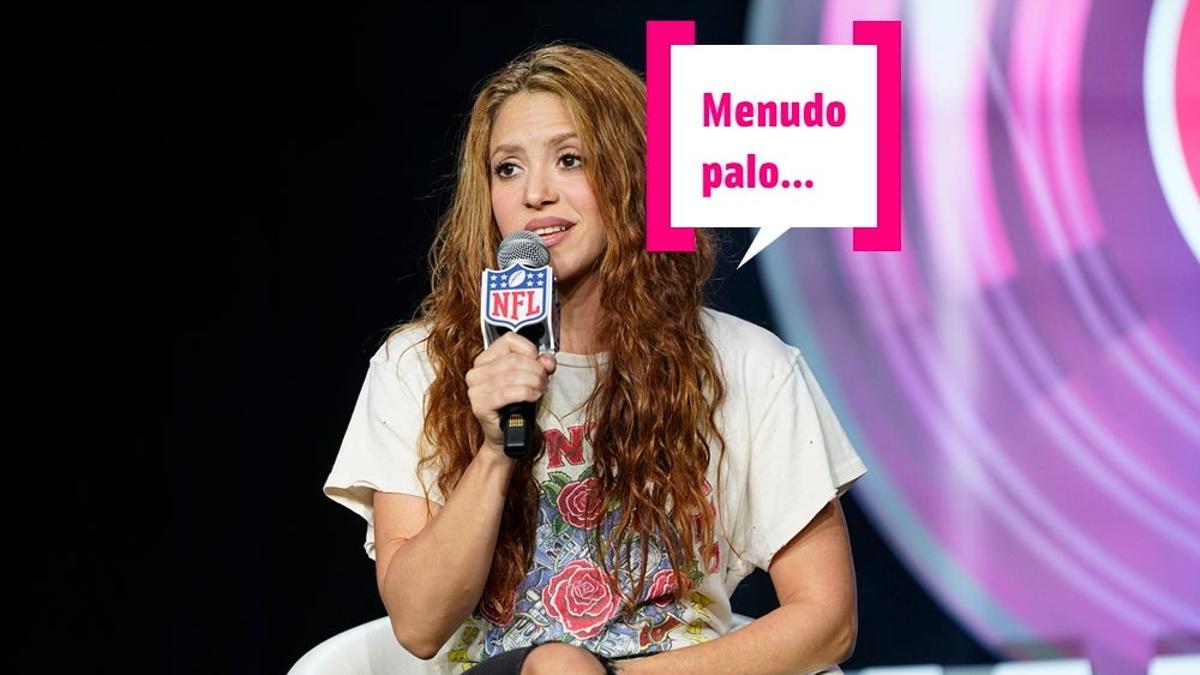 Shakira y su momento palo