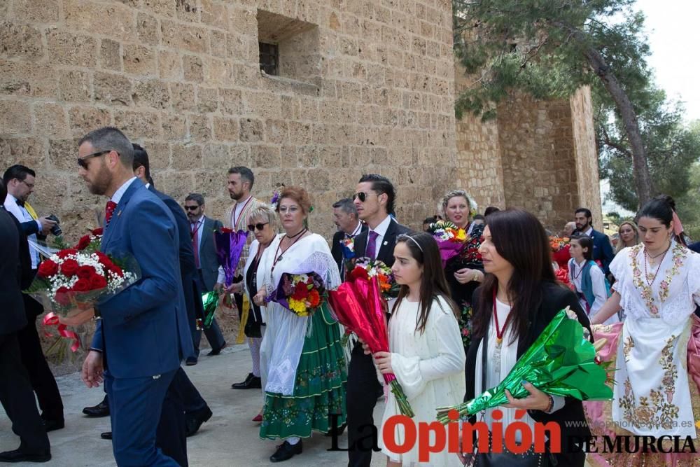 Ofrenda de flores en Caravaca