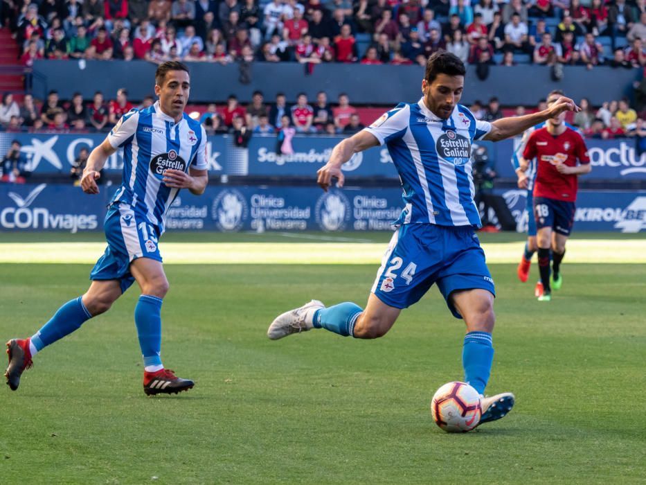 El Dépor cae ante Osasuna