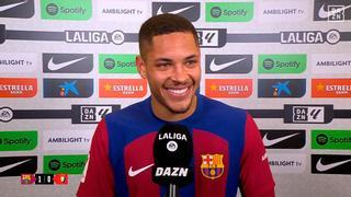 Vitor Roque: "Lo que quería desde pequeño era marcar con la camiseta del Barça"