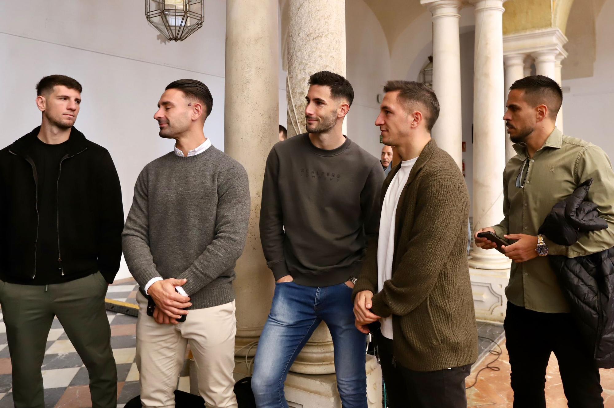 La firma del convenio entre la Diputación y el Córdoba CF, en imágenes