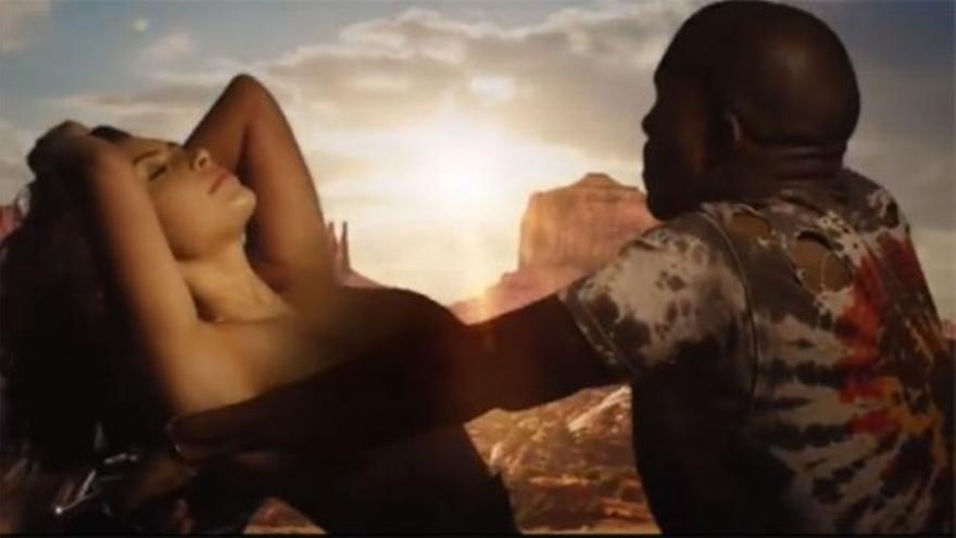 Kim Kardashian &#039;calienta&#039; el nuevo videoclip de Kanye West