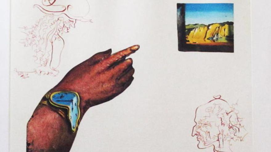 Obra de Salvador Dalí &quot;Reflexión&quot; de &quot;Los Ciclos de Vida suite&quot;