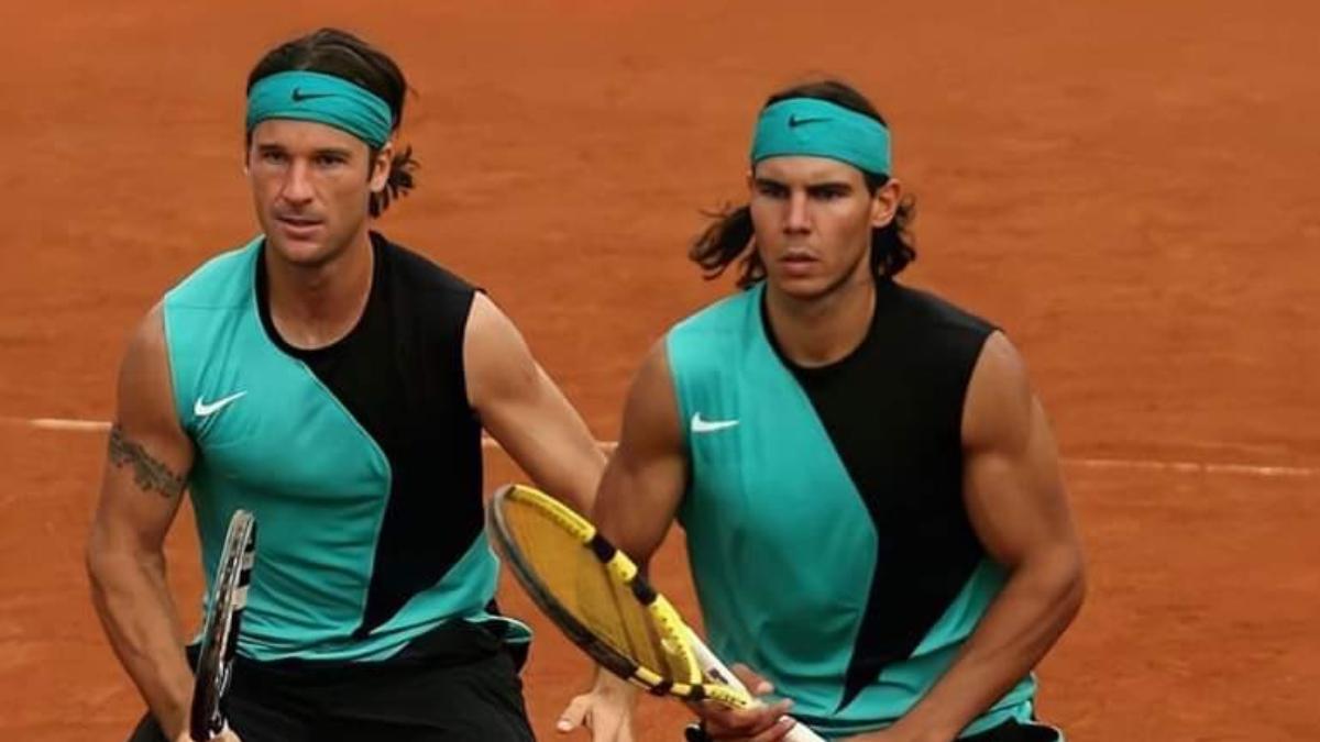 Carlos Moyá y Rafa Nadal