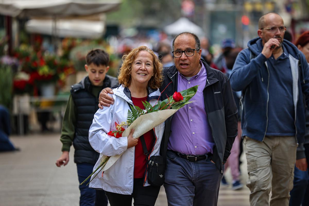 Sant Jordi de récord en Barcelona