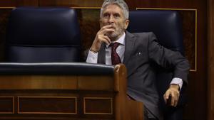 Marlaska compareix una altra vegada al Congrés entre peticions de dimissió de la dreta