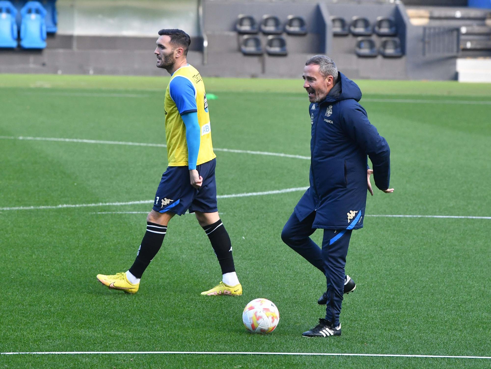 El Dépor prepara en Riazor su encuentro ante el Rayo Majadahonda