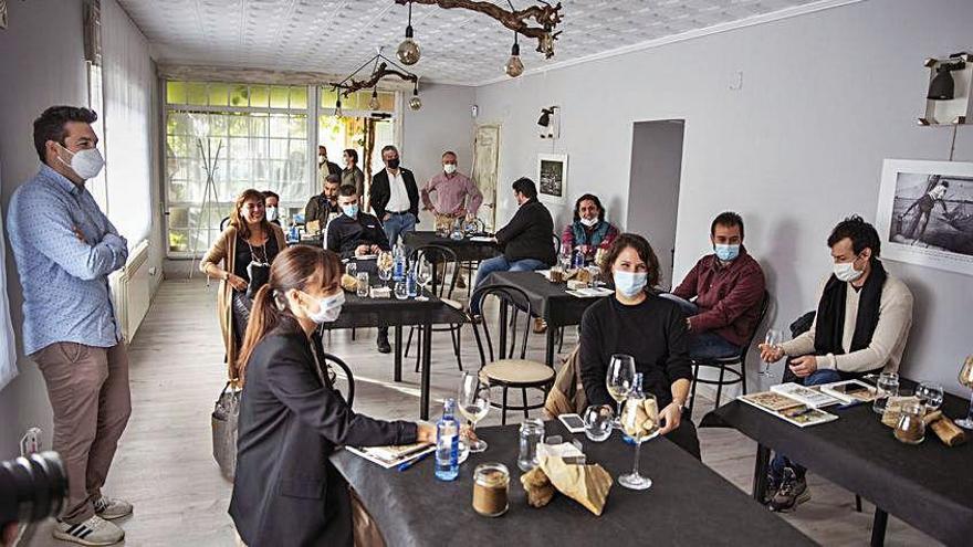 Encuentro de cocineros, ayer, en Paderne.