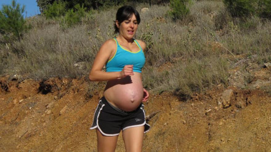 María Luisa realiza su gran pasión: correr.