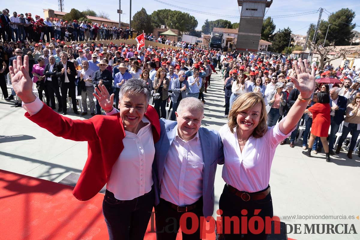 Presentación de José Vélez como candidato del PSOE a la presidencia de la Comunidad