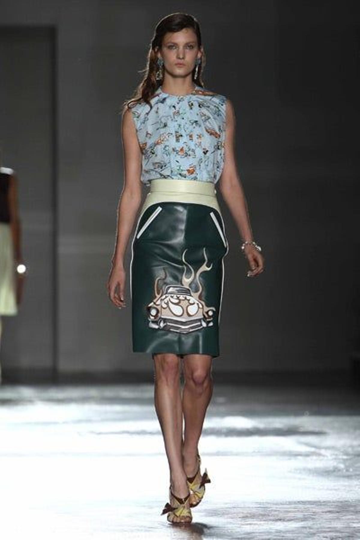 Desfile de Prada en la Semana de la Moda de Milán