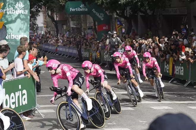 Les imatges de l'etapa de La Vuelta a Figueres